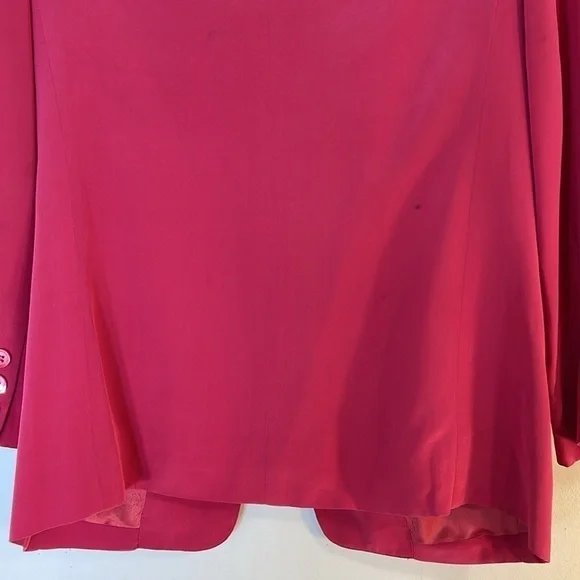 Vintage Talbots 4 Petite Pure Silk One Button Blazer. - Picture 8 of 9